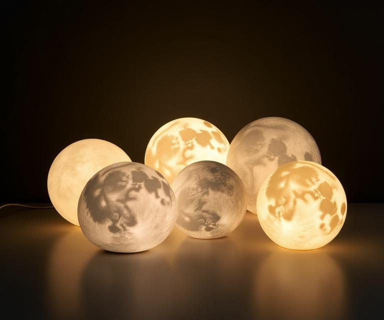 Artisanal Moon Lamps